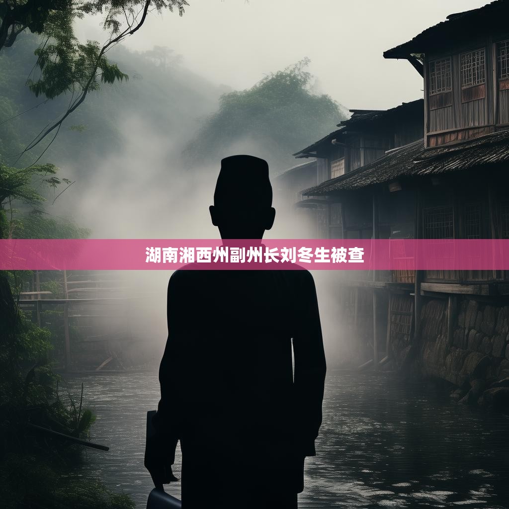 湖南湘西州副州长刘冬生被查
