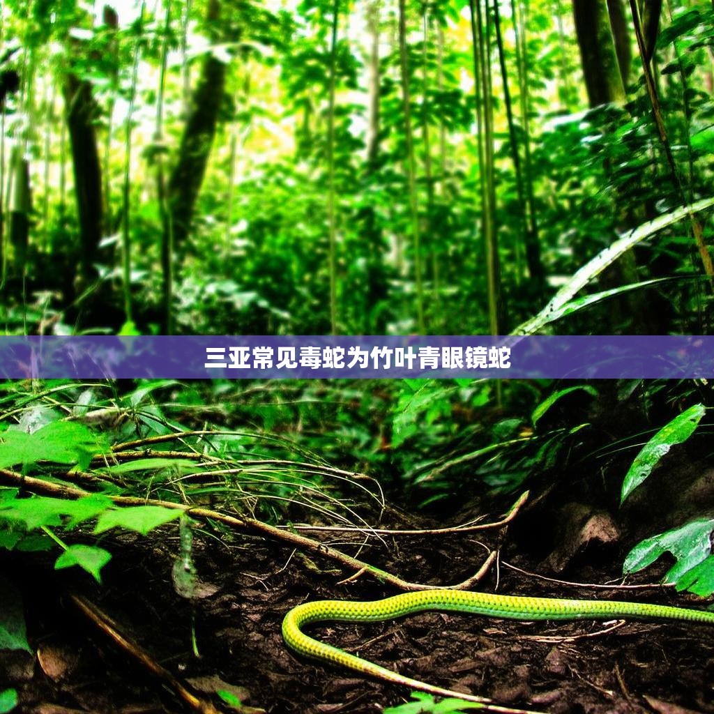 三亚常见毒蛇为竹叶青眼镜蛇