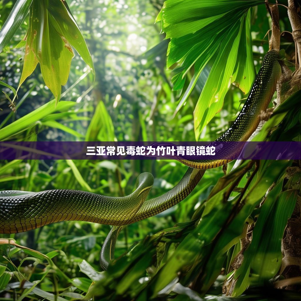 三亚常见毒蛇为竹叶青眼镜蛇