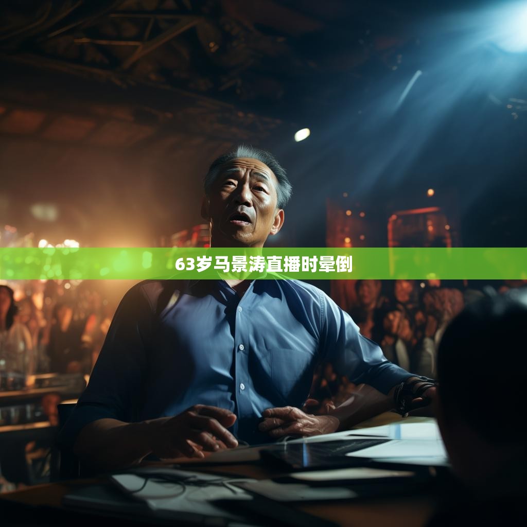 63岁马景涛直播时晕倒