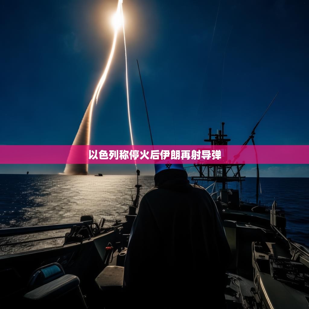 以色列称停火后伊朗再次发射导弹