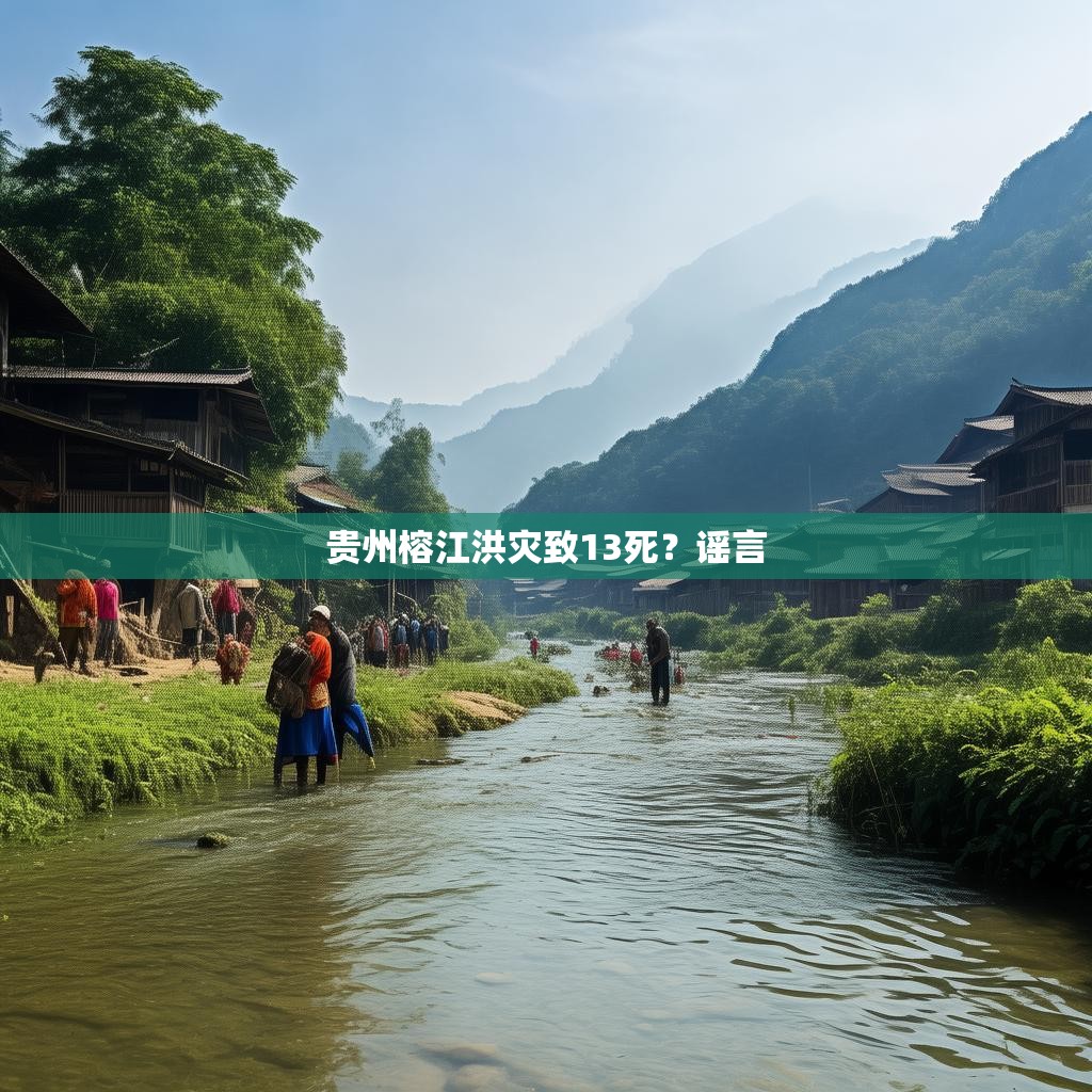 贵州榕江洪灾谣言澄清
