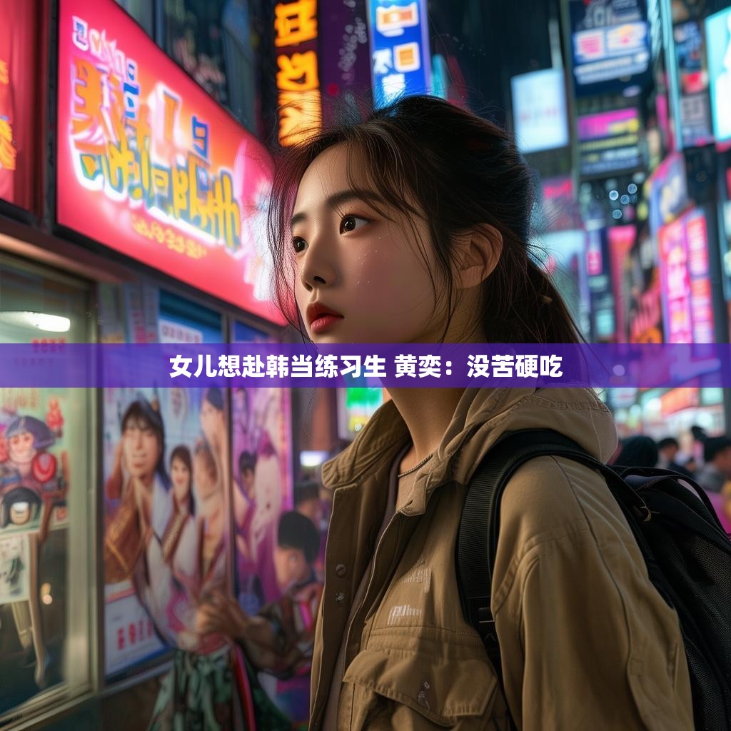 黄奕谈女儿梦想赴韩当练习生