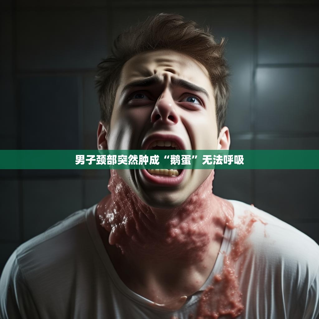 男子颈部突然肿成“鹅蛋”无法呼吸