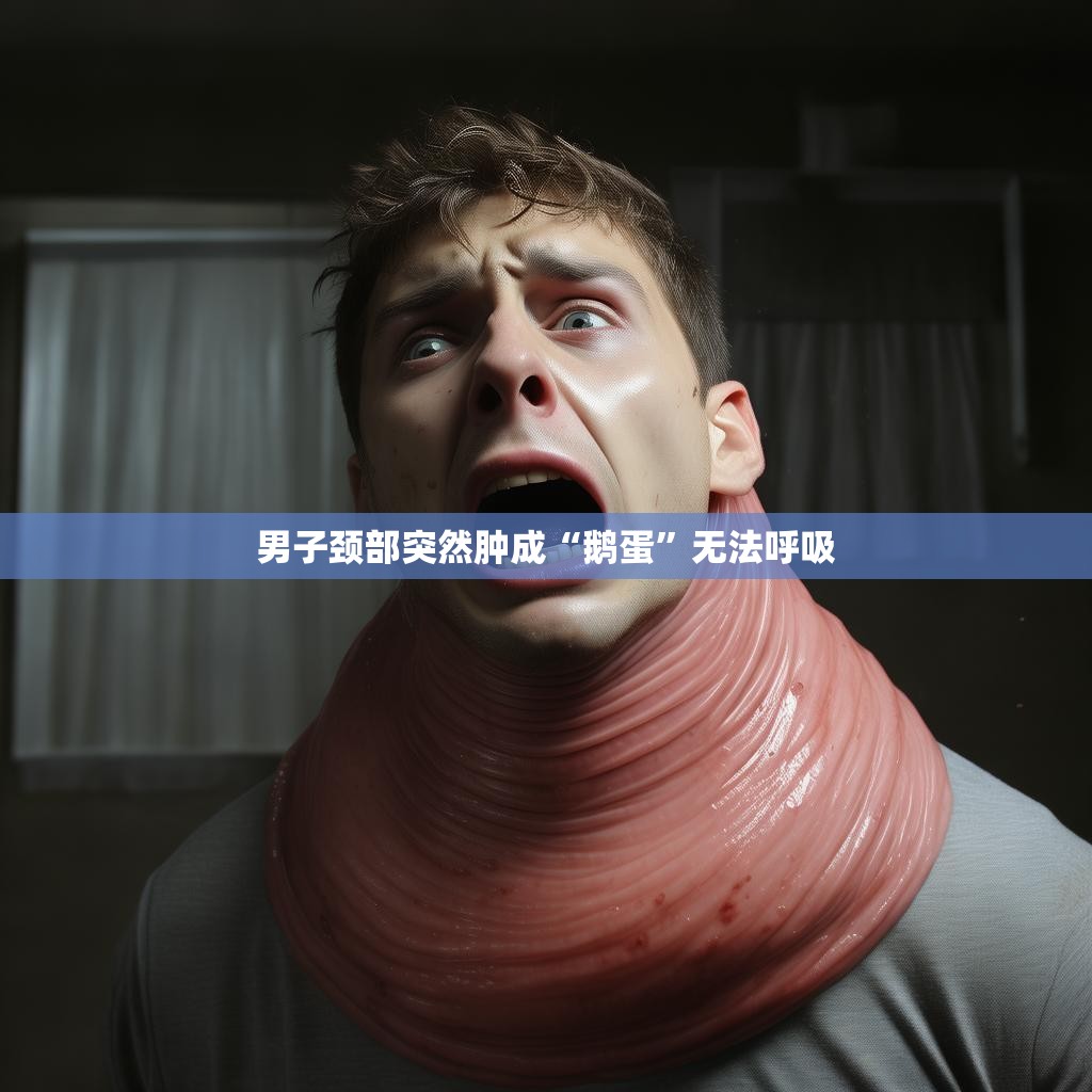 男子颈部突然肿成“鹅蛋”无法呼吸