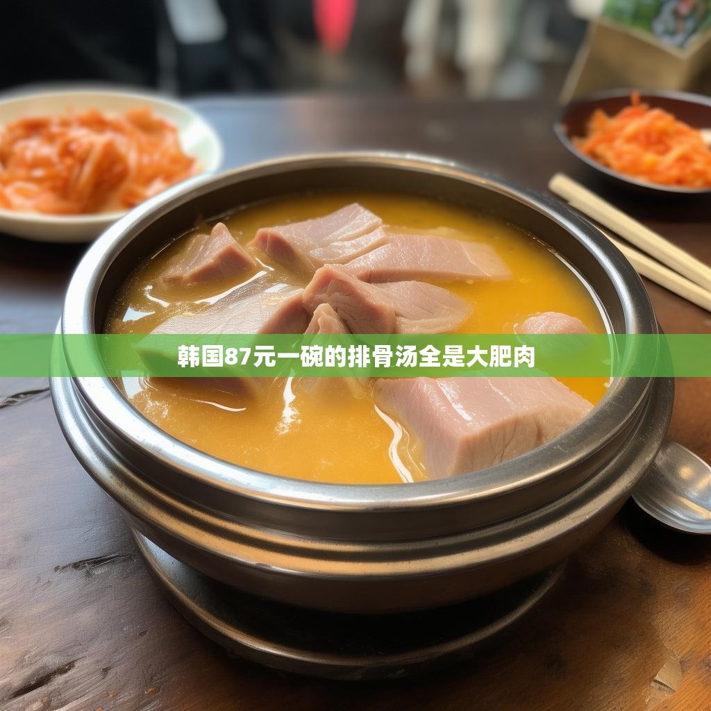 韩国高人气餐厅的招牌排骨汤