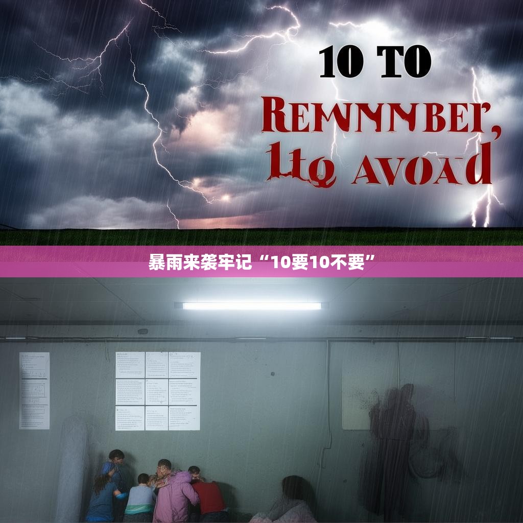 安全警示：暴雨中的注意事项