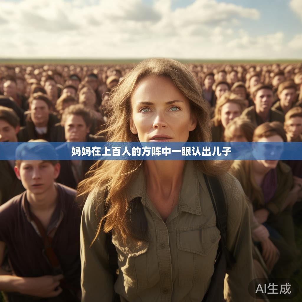 妈妈在上百人的方阵中一眼认出儿子