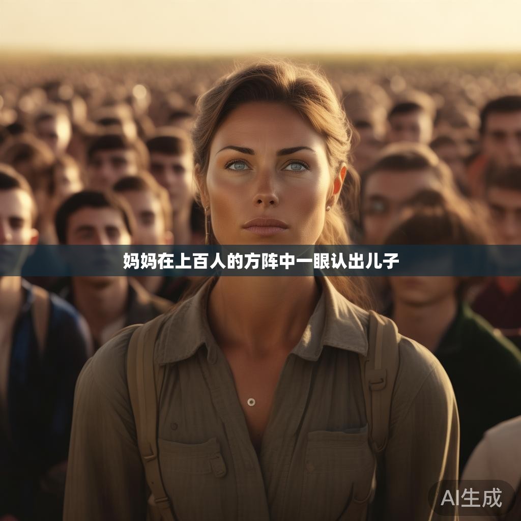 妈妈在上百人的方阵中一眼认出儿子