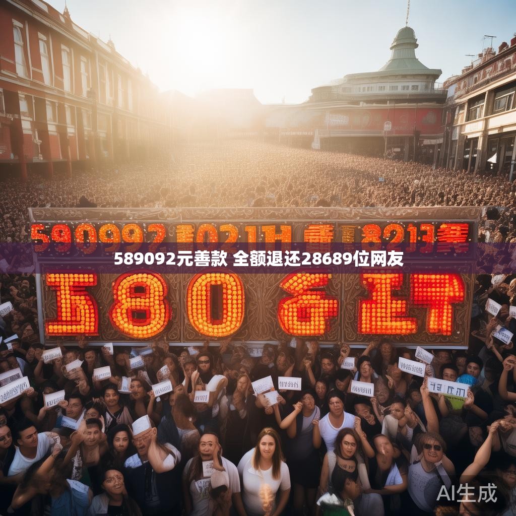 589092元善款 全额退还给28689位网友