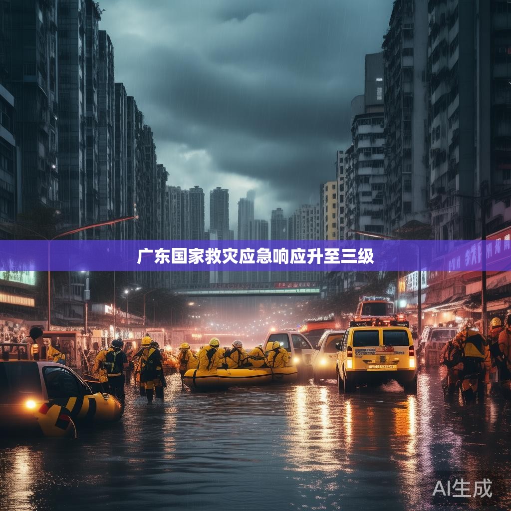 救灾工作实景 广东救灾现场