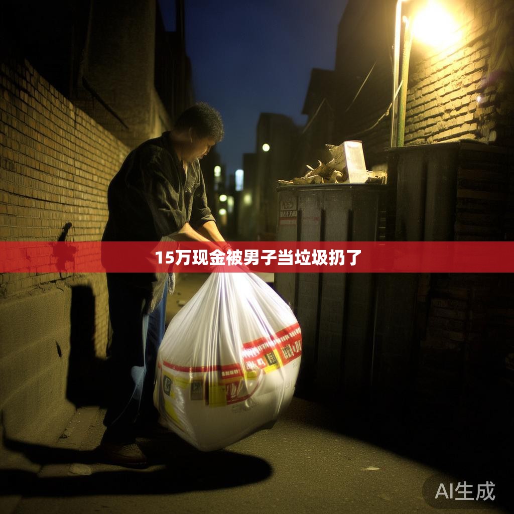 15万现金被男子当垃圾扔了 15万现金被男子当垃圾扔了