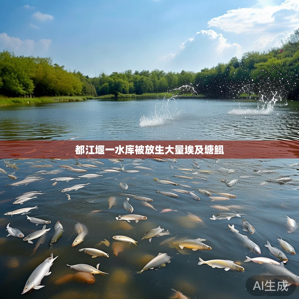 都江堰一水库放生埃及塘鲺