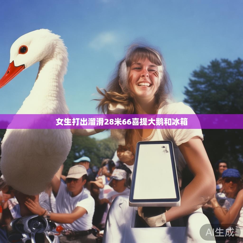 女生挑战极限打出溜滑，喜获大鹅和冰箱