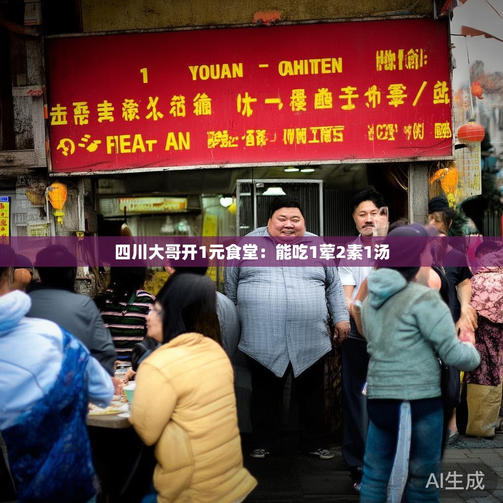 四川大哥开1元食堂：能吃1荤2素1汤