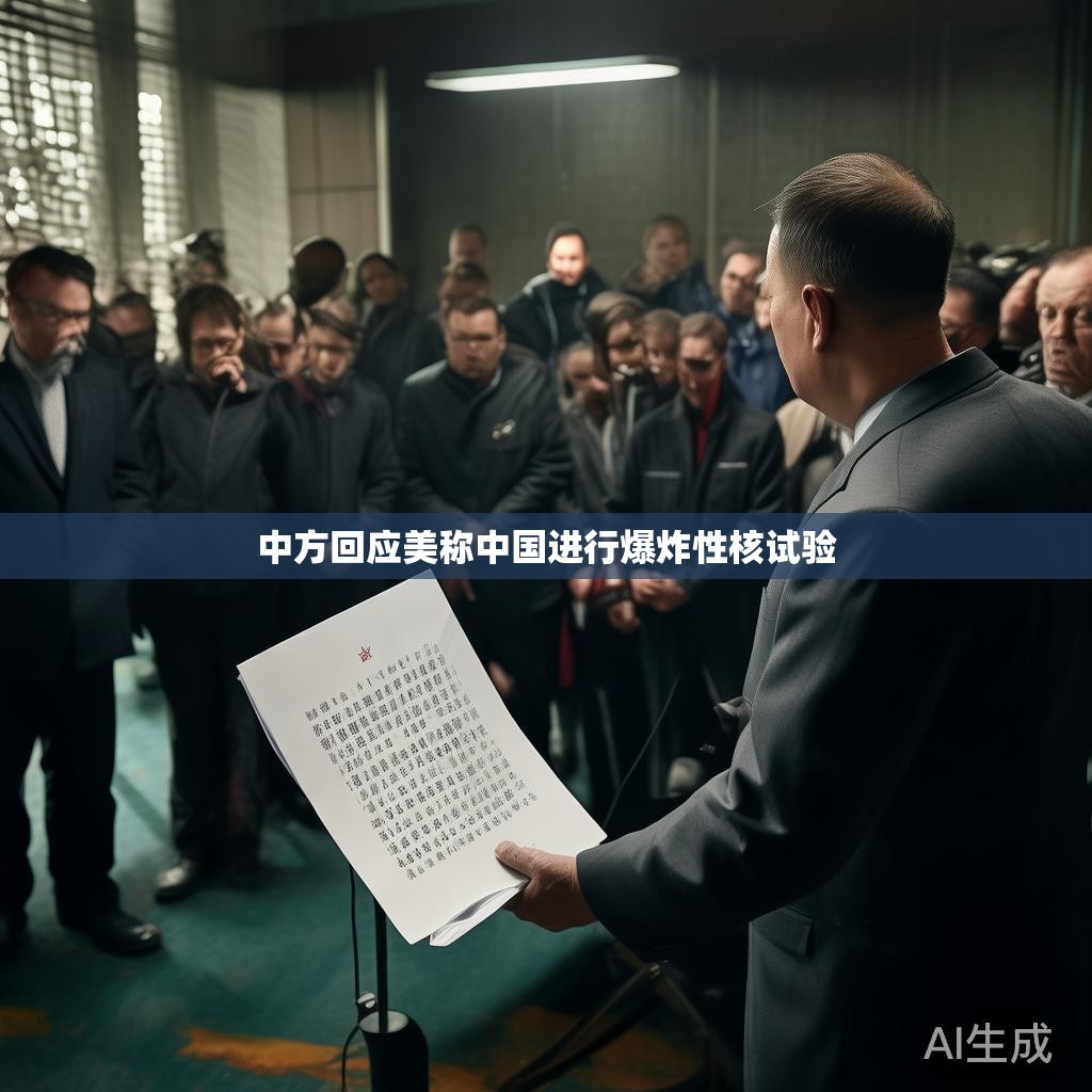 中方回应:事实真相在此 中方回应美称中国进行爆炸性核试验